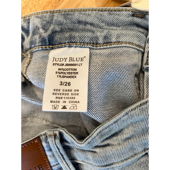Judy Blue High Rise Boyfriend Jogger Jeans Women's 3/26 - Picture 13 of 14
